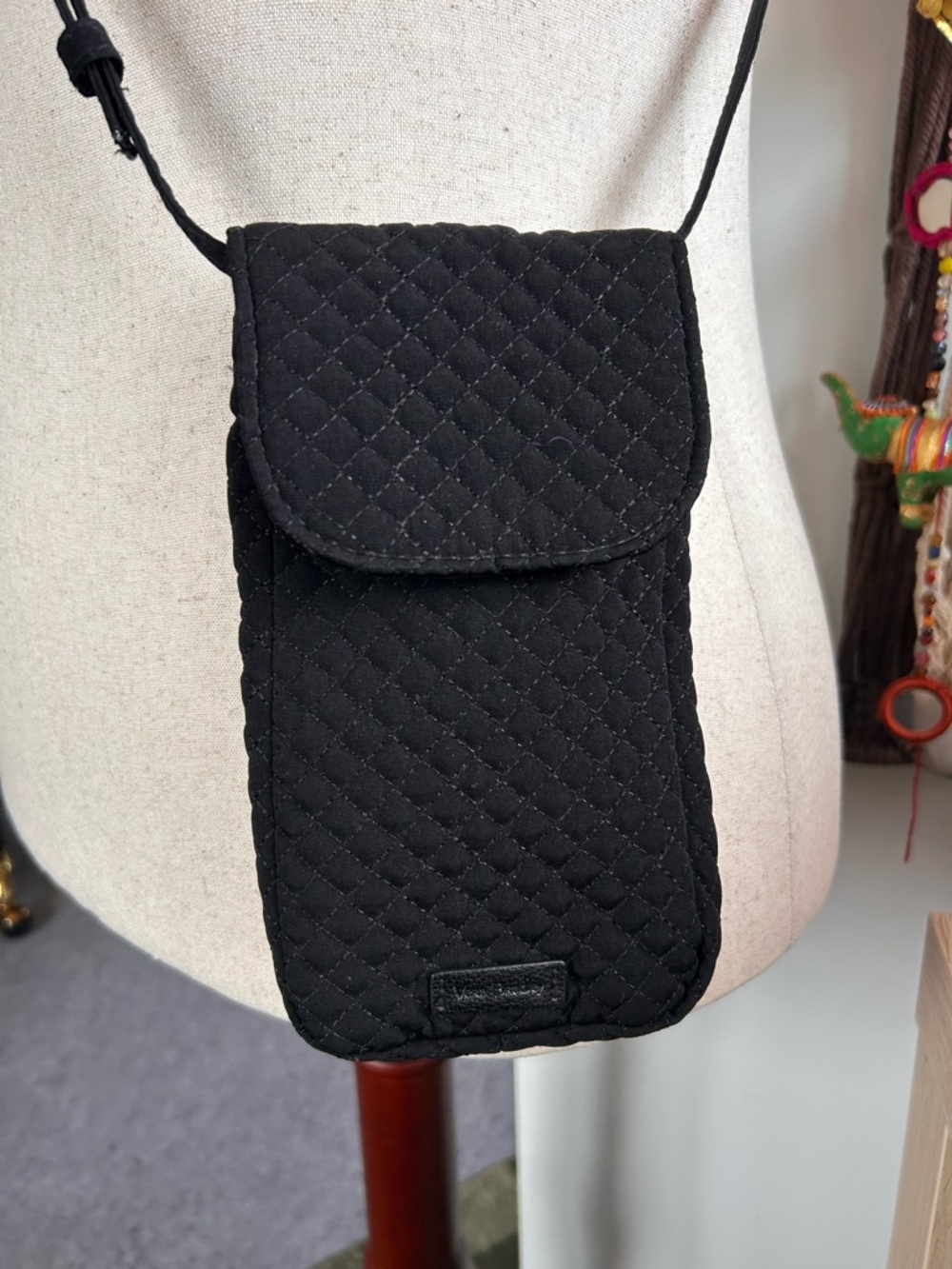 Vera Bradley Black Quilted Crossbody